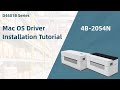 Mac Driver Tutorial-HIROBOT 2054N USB Thermal Label Printer Driver Installation for Mac OS