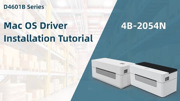 Mac Driver-HIROBOT 2054N Thermal Label Printer Driver Installation for Mac OS