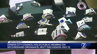 Omaha City Council holds public hearing on secondhand ordinance