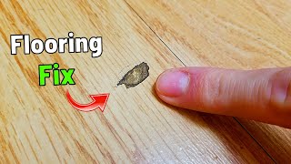 Easy DIY Fix for Chipped Laminate or LVP Flooring