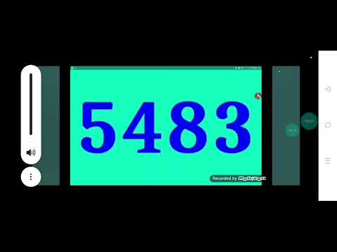 Challenge countdown from 6000