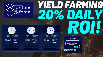 FANTOM FOMO: 20% Daily Returns! Earn Daily FTM Rewards!