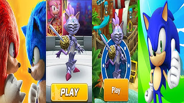 Sir Percival Blaze in Sonic Forces vs Sonic Dash - All Characters Unlocked Android Gameplay 3D