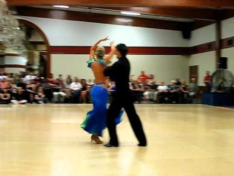 Brian Barakauskas and Jessica Bryant Dancing a V W...