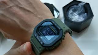 Unboxing DW5610 Gshock Green Army