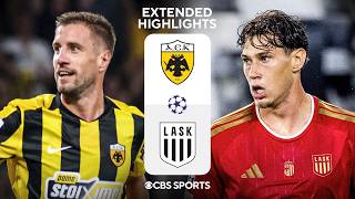 AEK Athens vs. LASK: Extended Highlights | UCL League Phase MD 1 | CBS Sports Golazo