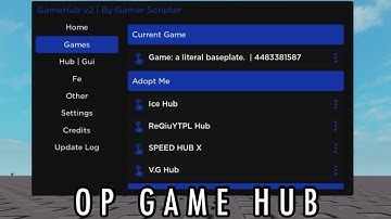 Roblox FE Script Showcase - Game Hub V2 (OP!)