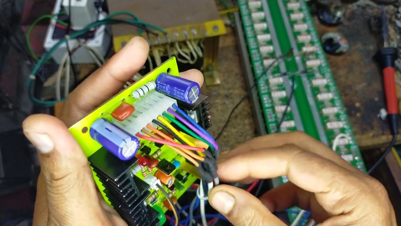 REPERING TBG 2K DRIVER BOARD. MAX DC VOLTAGE 110-0-110 AND SOUND TESTING.