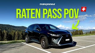 Raten Pass Driving POV Run 4K 🇨🇭 | Lexus RX450h F-Sport