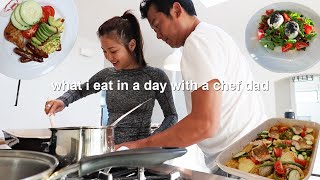what i eat in a day with a chef dad