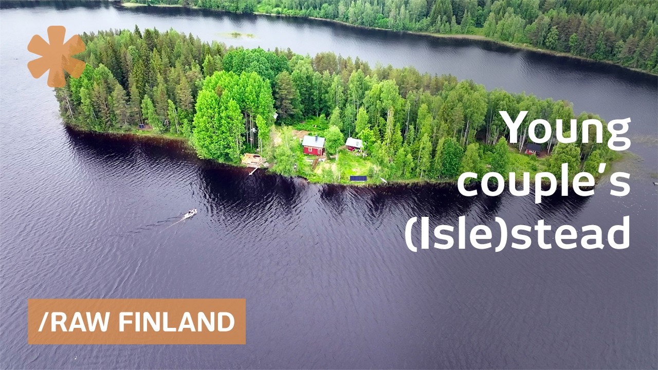 Couple builds fulfilling life & homestead on abandoned Nordic island