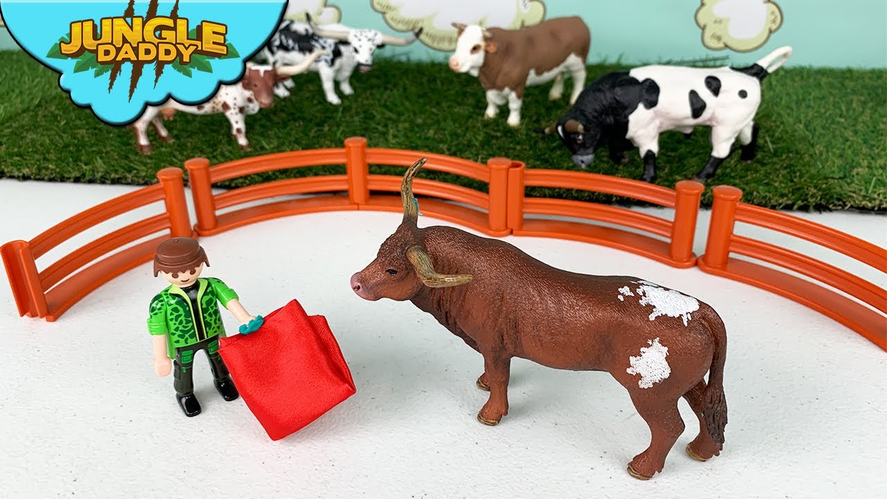 Cows And Bulls Toys Battle Jungle