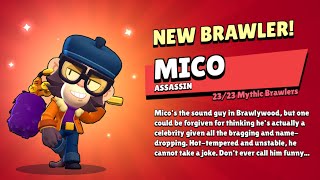 Unlocking And Maxing Mico Brawl Stars