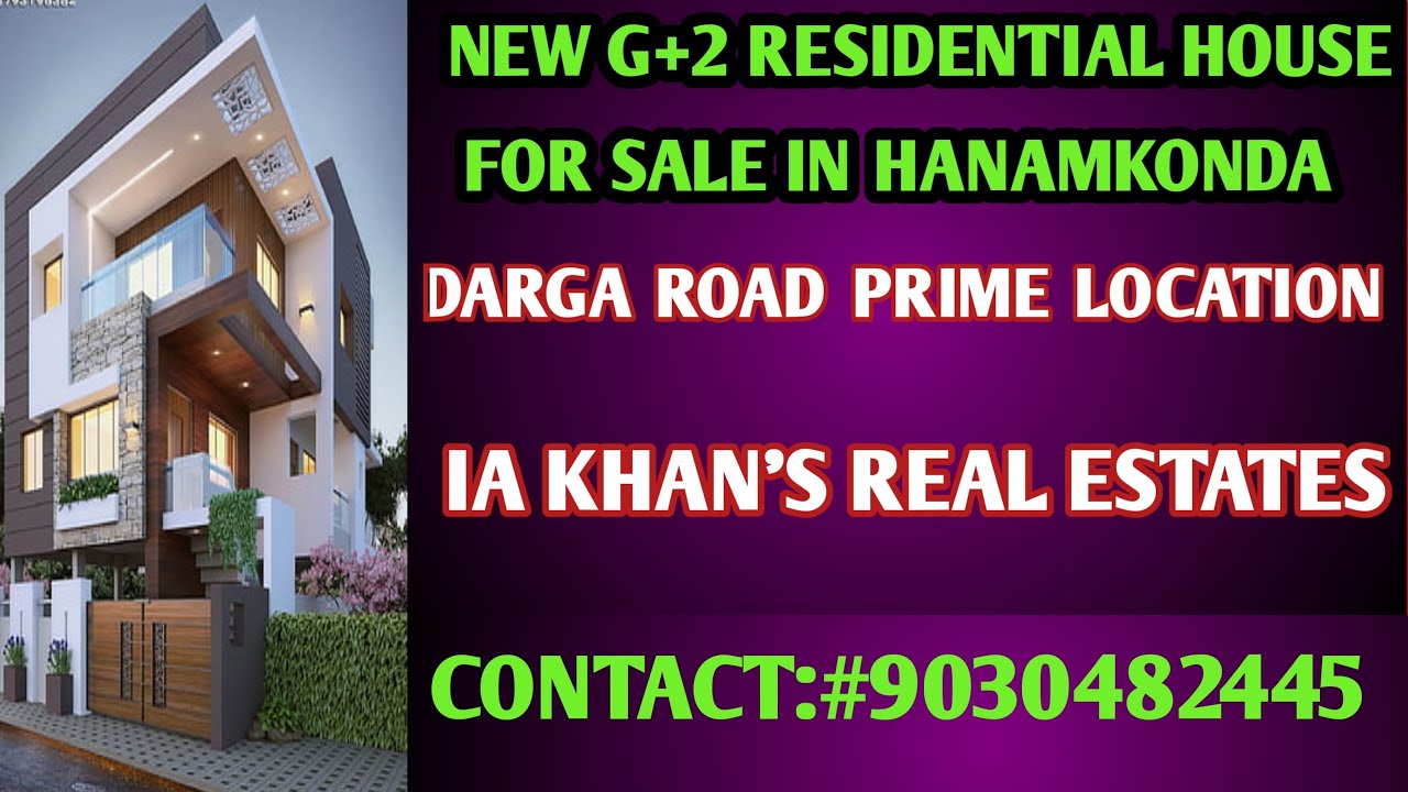 New G+2 Residential House For Sale In Hanamkonda North Face202Sq
