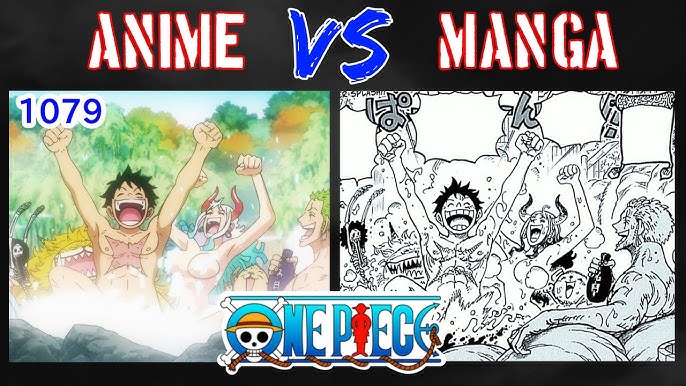 Anime VS Manga  ワンピース - One Piece Episode 1056 