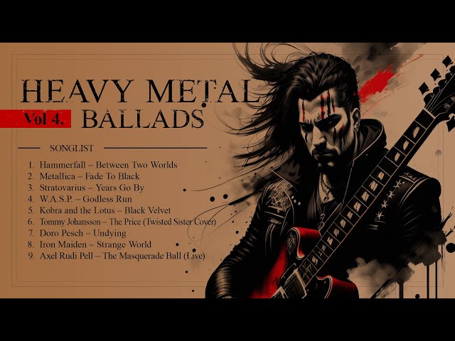 Greatest Heavy Metal Ballads Vol 4. | Glam Metal | Hard Rock | Slow Lyrics | Old Songs class=