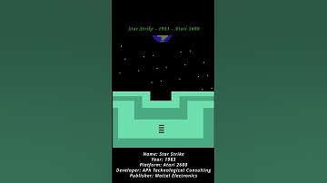 Star Strike - 1983 - Atari 2600 ( Atari VCS ) (Shorts) #games #atari #atari2600 #atarivcs #retrogame