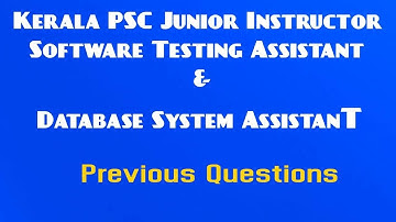 PSC Previous Questions-Software testing assistant