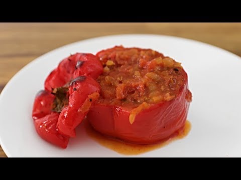 Stuffed Peppers Recipe | How to Make Beef and Rice Stuffed Peppers