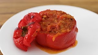 Stuffed Peppers Recipe | How to Make Beef and Rice Stuffed Peppers