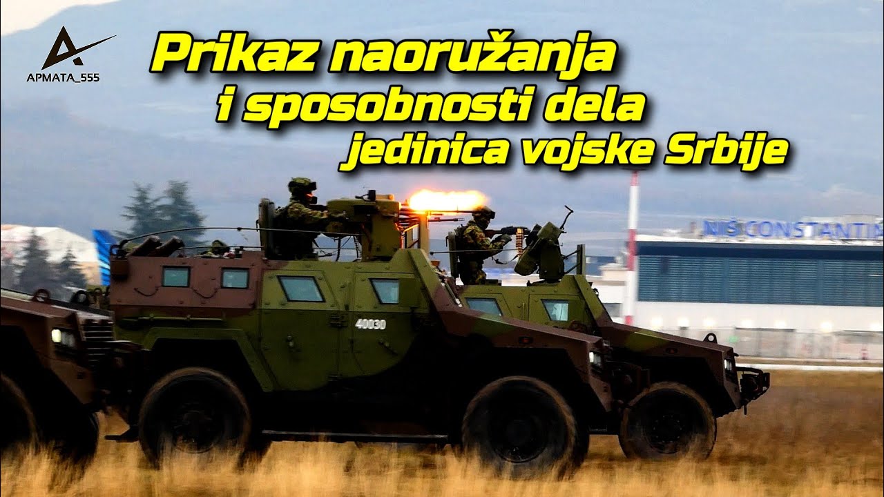 Prikaz naoružanja i sposobnosti dela jedinica vojske Srbije u Nišu.