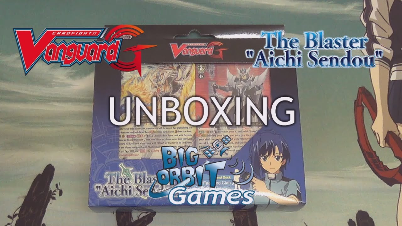 Cardfight Vanguard G Ld03 The Blaster Aichi Sendou Unboxing Youtube Cardfight Vanguard G Ld03 The Blaster Aichi Sendou Unboxing Youtube