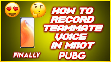 HOW TO RECORD TEAMMATE VOICE IN MI10T || XIAOMI 10T RECORD PROBLEM SOLVED 😍 || MadmaxOp YT