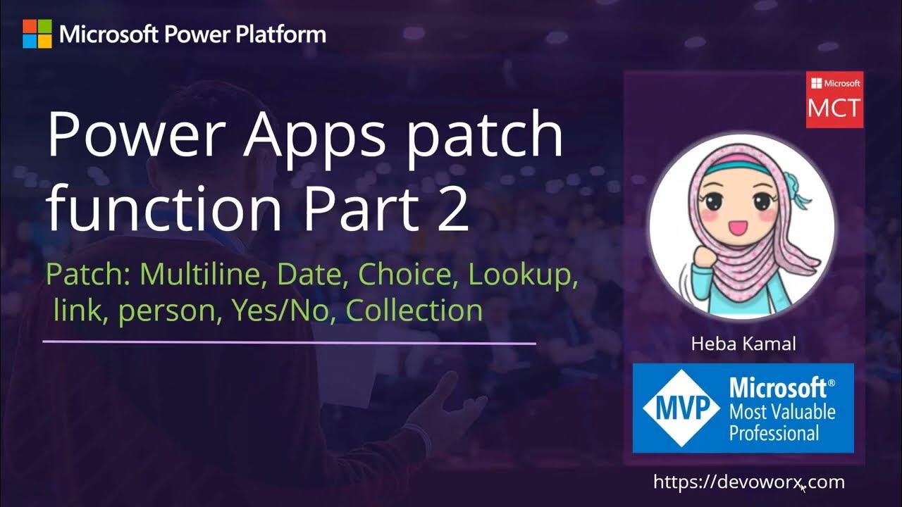 PowerApps patch function examples Part 2 YouTube