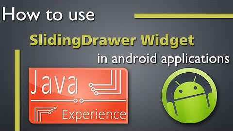 How to use SlidingDrawer widget in Android apps