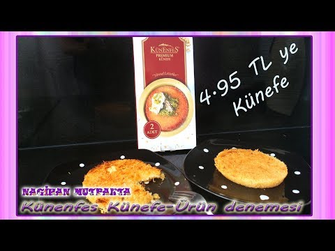 BİM de Satılan Künefeden Denedim-Hazır Künefe Yapılışı-Künefe Nasıl Yapılır-Ürün Denemesi-Künenfes