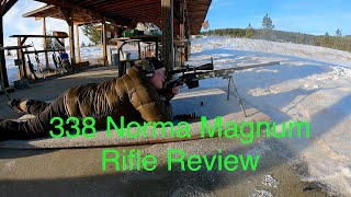 338 Norma Magnum Review And First Shots Through My 338 Lapua With HNT26 Chassis After Hunting Season