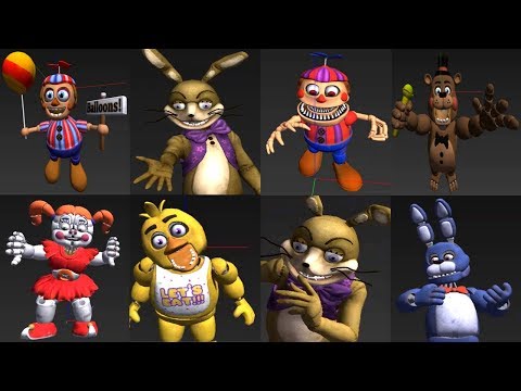 five-nights-at-freddy's-vr-help-wanted---all-animations