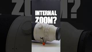 Why do some camera lenses have internal zoom mechanisms? #shorts