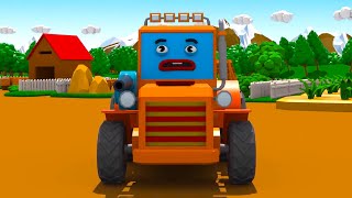 Les aventures de Tracteur dans Cars Town - Dessins animés pour les enfants