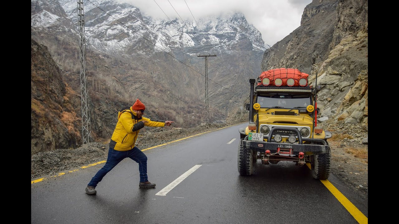 Jaglot to Skardu in Winter I Pakistan I JSR I Part 4 I Man With Yellow 4x4 I Toyota BJ40