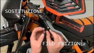 COME CAMBIARE IL FILO DELLA FRIZIONE