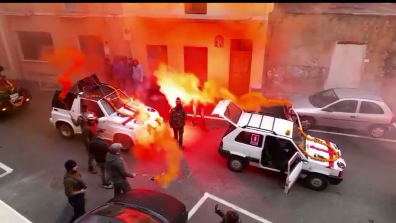 Siamo stati a Lodè per Sant'Antoni de su ocu - teleregione sardegna