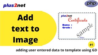 Generating image from a template by adding user entered form data by imagestring() in PHP GD