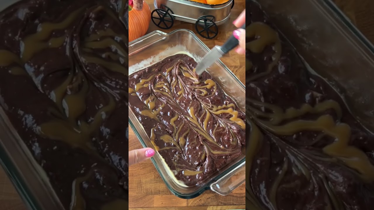 Easy peanut butter turtle brookies! VLOGTOBER Day 6 