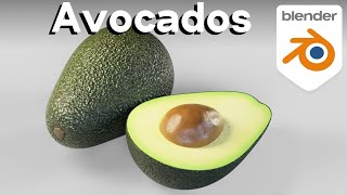 How to Create Realistic Avocados (Blender Tutorial)