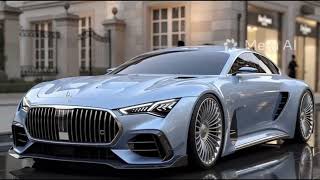 Futuristic Luxury Sports Coupe in Metallic Blue#LuxuryCar #SportsCar #FuturisticCar #