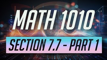 Section 7.7 - Solving Logarithmic Equations - Part 1/4