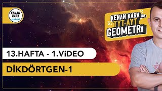 Dikdörtgen-1 | GEOMETRİ KONU ANLATIMI (2024 Tayfa) (TYT-AYT)