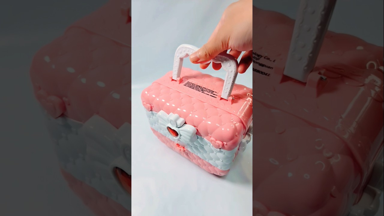 satisfying with makeup set toy | makeup kit | fashion set toy #makeupkit #makeup