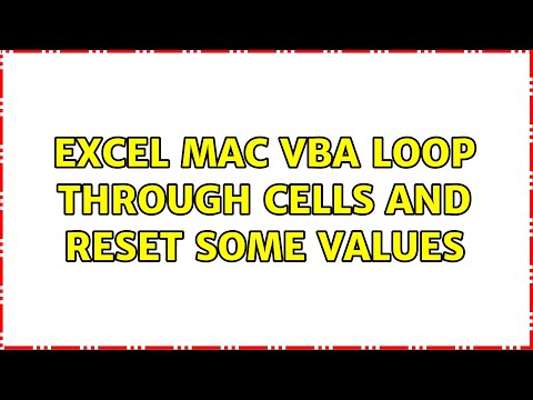 Excel Mac VBA