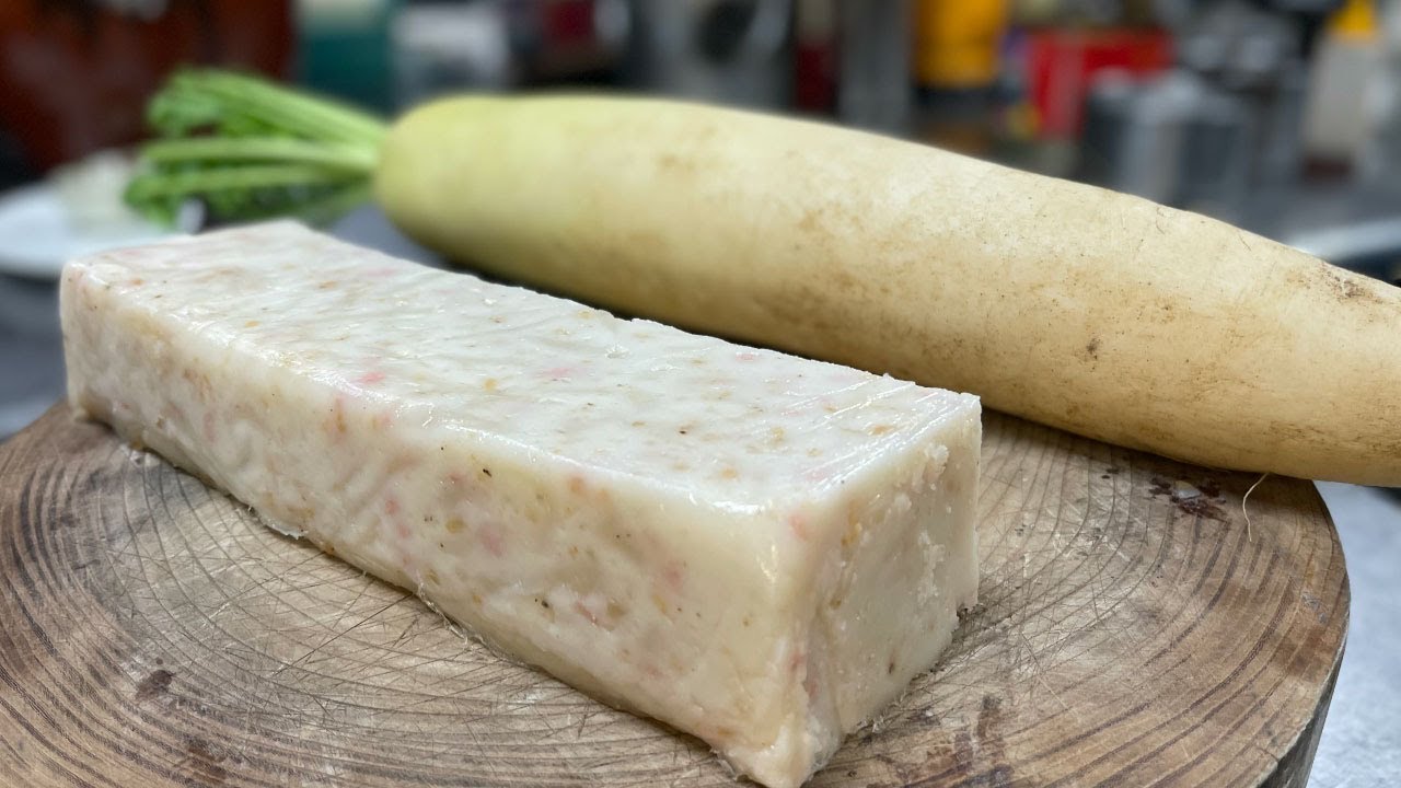 【中華料理屋が作る】大根餅作り方、材料、徹底解説　蘿蔔糕（ローポーガオ）【プロが作る】