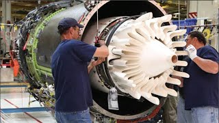 Невероятный процесс производства самолетов двигатели, крылья самолета и полная сборка