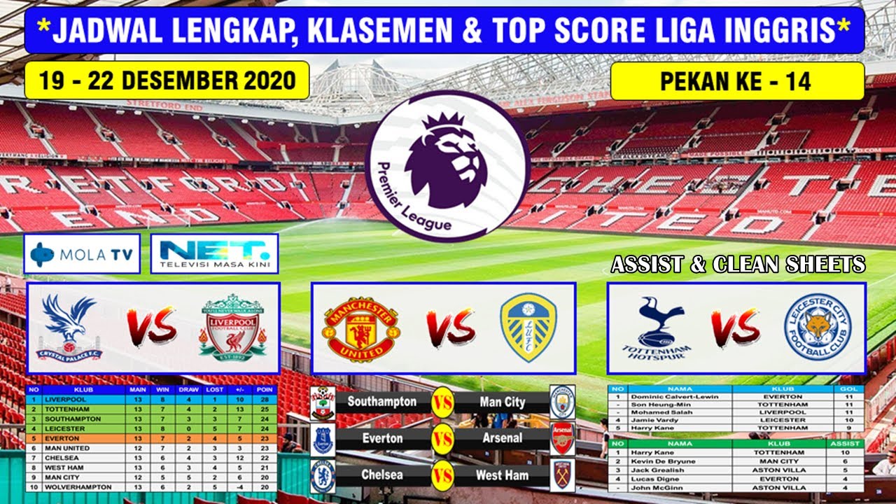 50+ Jadwal Liga Inggris Minggu Ini Images