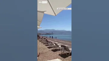 Lifeguard On Israeli Beach Announces Nasrallah S Death 