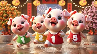 Xúc Xắc Xúc Xẻ - Nhạc Thiếu Nhi Vui Nhộn 4K Chú Heo Con Đáng Yêu - Hoạt Hình Con Lợn Cho Bé Ăn Ngon